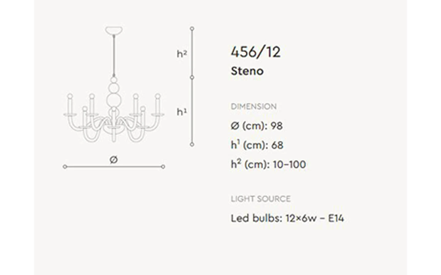 Висящо осветително тяло STENO ITALAMP - 5 - Stolbg.com