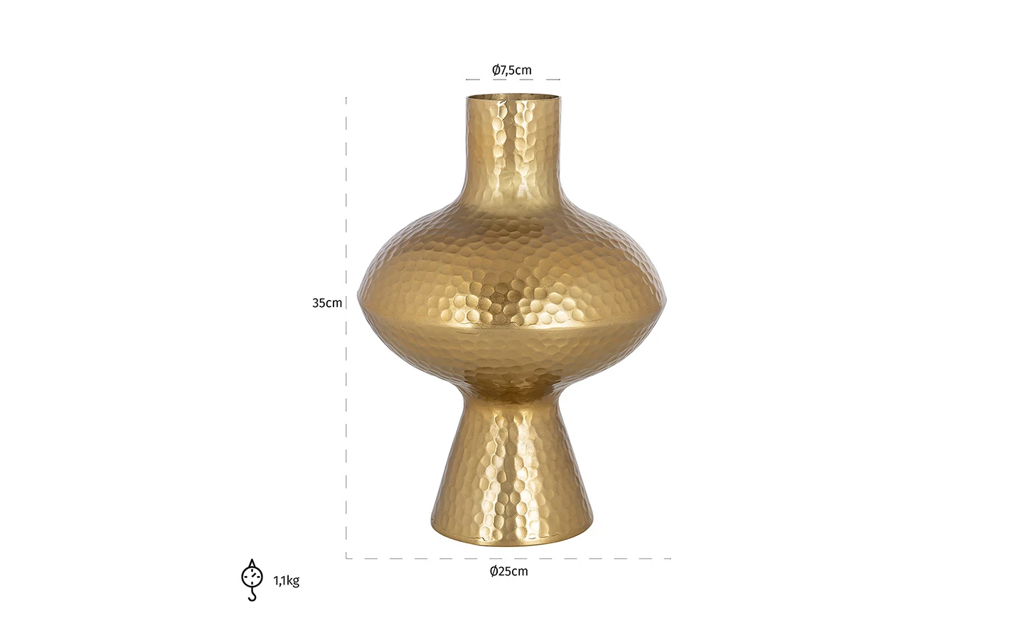 Ваза CAITLYN SMALL Richmond Interiors - 4 - Stolbg.com