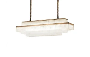 Висящо осветително тяло CHARLES RECTANGULAR LED ITALAMP - 1 - Stolbg.com