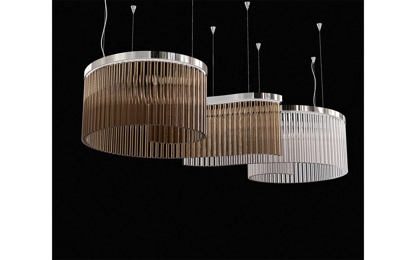 Висящо осветително тяло CARMEN 728/100 LED ITALAMP - 3 - Stolbg.com