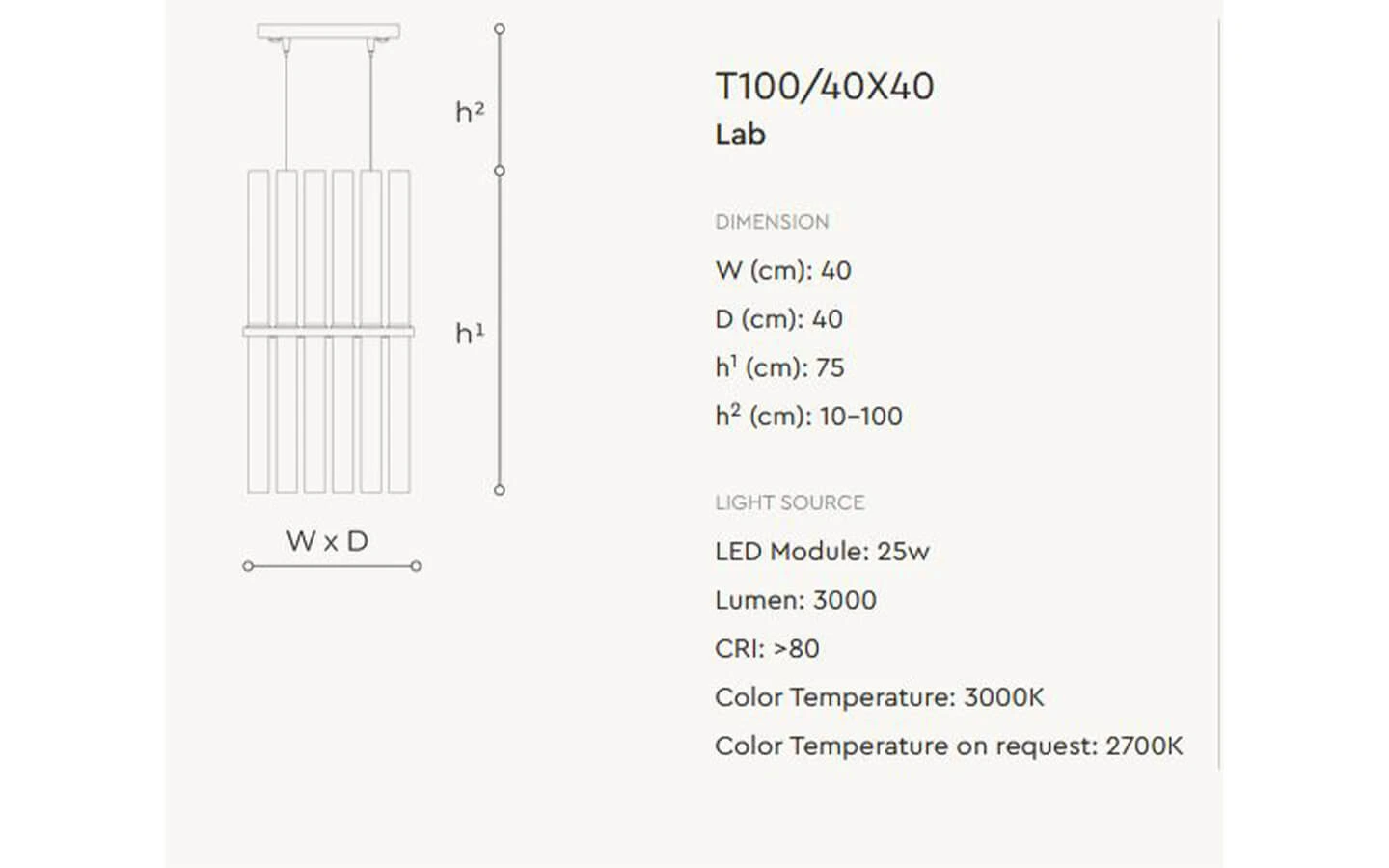 Висящо осветително тяло LAB LED ITALAMP - 3 - Stolbg.com
