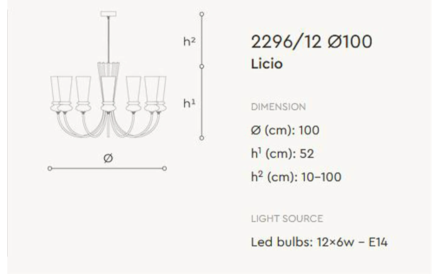 Висящо осветително тяло LICIO ITALAMP - 6 - Stolbg.com