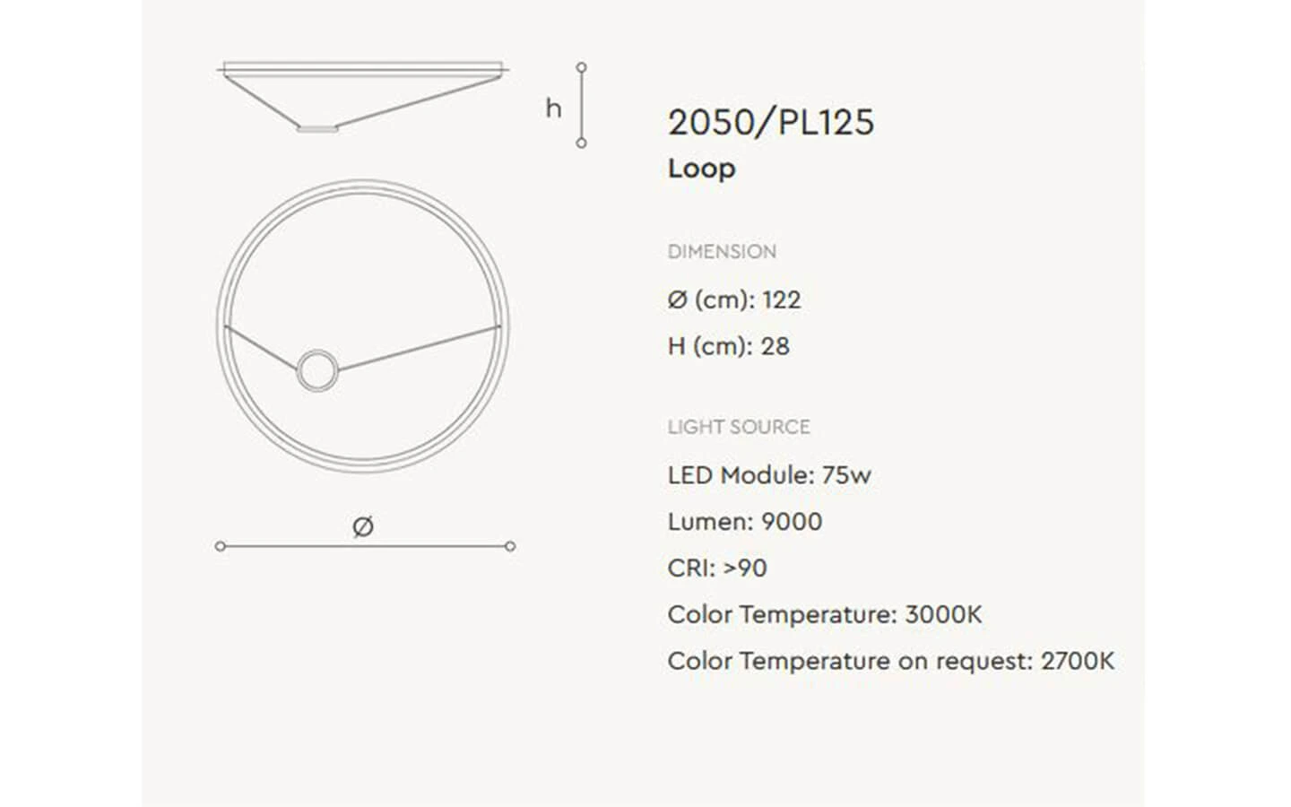 LED плафон LOOP ITALAMP - 7 - Stolbg.com