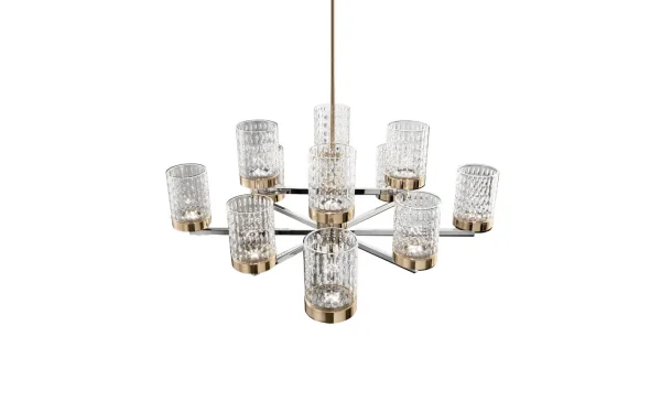 Висящо осветително тяло QUARZO LED ITALAMP - 1 - Stolbg.com