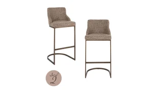 Бар стол BOLTON BROWN TWEED, Сет от 2 Richmond Interiors - 1 - Stolbg.com