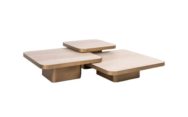 Холна маса CUMULUS BEIGE, Сет от 3 Richmond Interiors - 1 - Stolbg.com