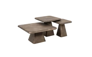 Холна маса MARLIE GOLD, Сет от 3 Richmond Interiors - 1 - Stolbg.com