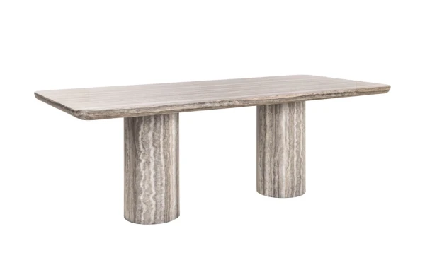 Маса DENIZLY GREY 225 FAUX TRAVERTINE Richmond - 1 - stolbg.com