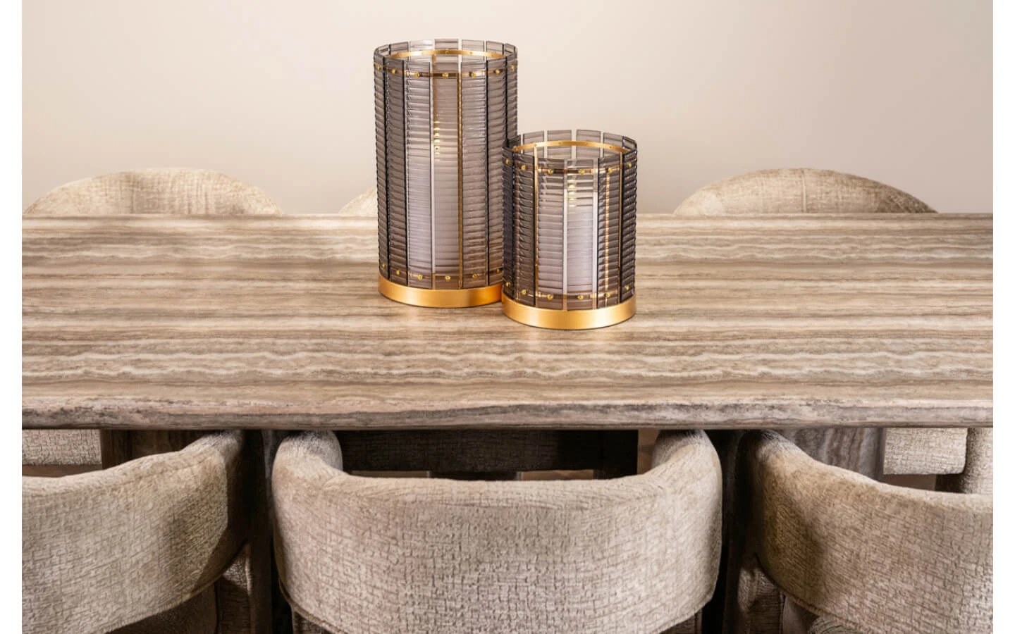 Маса DENIZLY GREY 225 FAUX TRAVERTINE Richmond - 8 - stolbg.com