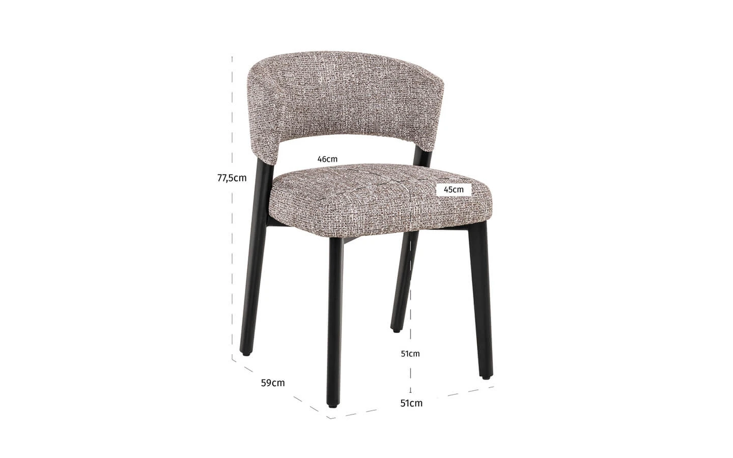Стол ZENO EARTH TWEED Richmond - 10 - stolbg.com