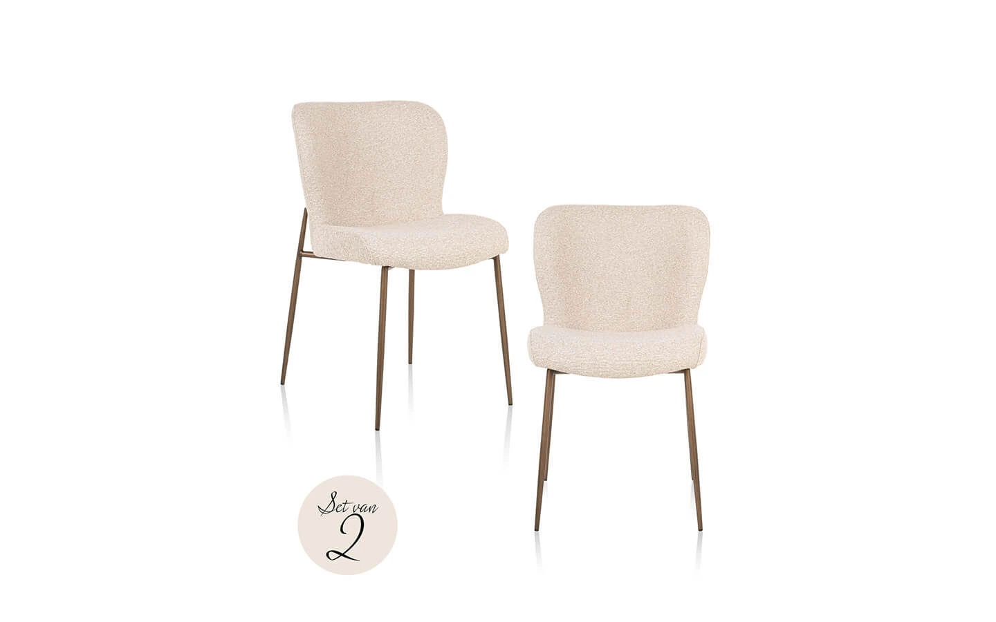 Стол ODARBY BISCOTTI, Сет от 2 Richmond Interiors - 1 - Stolbg.com