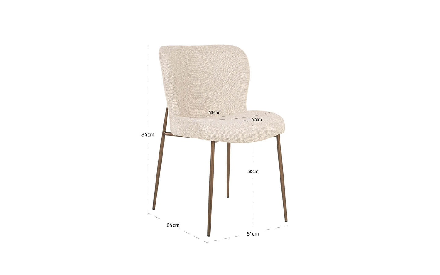 Стол ODARBY BISCOTTI, Сет от 2 Richmond Interiors - 9 - Stolbg.com