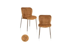 Стол ODARBY COGNAC FUSION, Сет от 2 Richmond Interiors - 1 - Stolbg.com