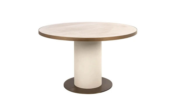 Маса TIVOLI WHITE 130Ø Richmond Interiors - 1 - Stolbg.com