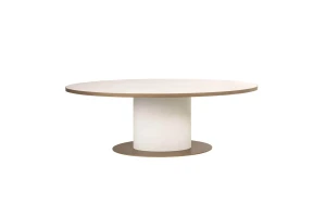 Маса TIVOLI WHITE OVAL 230 Richmond Interiors - 1 - Stolbg.com