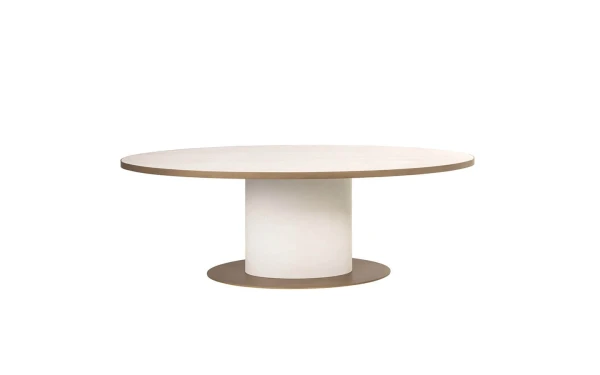 Маса TIVOLI WHITE OVAL 230 Richmond Interiors - 1 - Stolbg.com