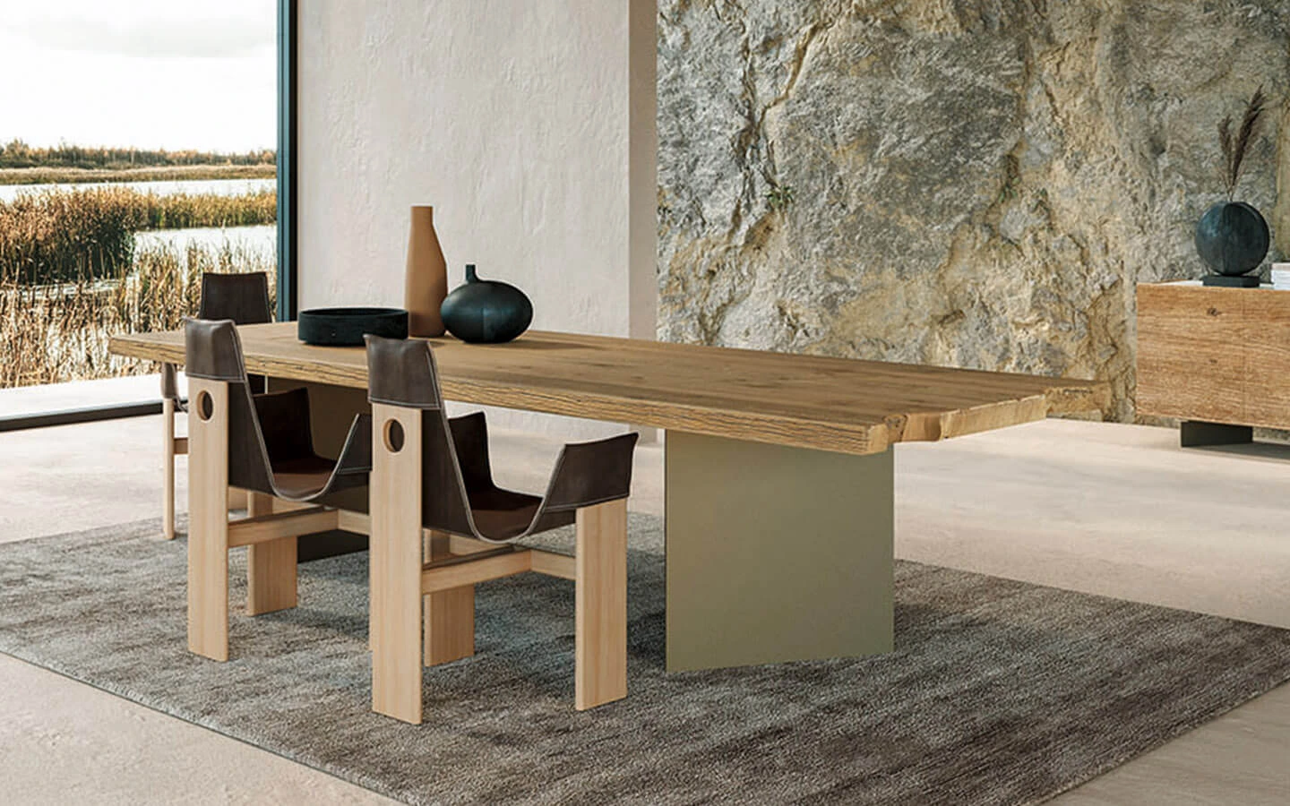 Маса HARVEST METAL NATURE DESIGN - 4 - stolbg.com