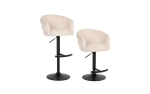 Бар стол NIKKI BEIGE CHENILLE Richmond Interiors - 1 - Stolbg.com