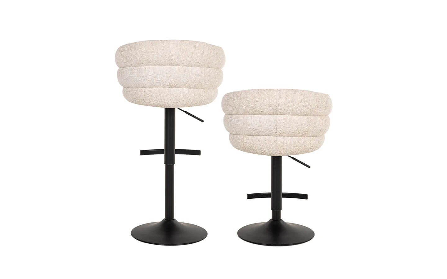 Бар стол NIKKI BEIGE CHENILLE Richmond Interiors - 10 - Stolbg.com