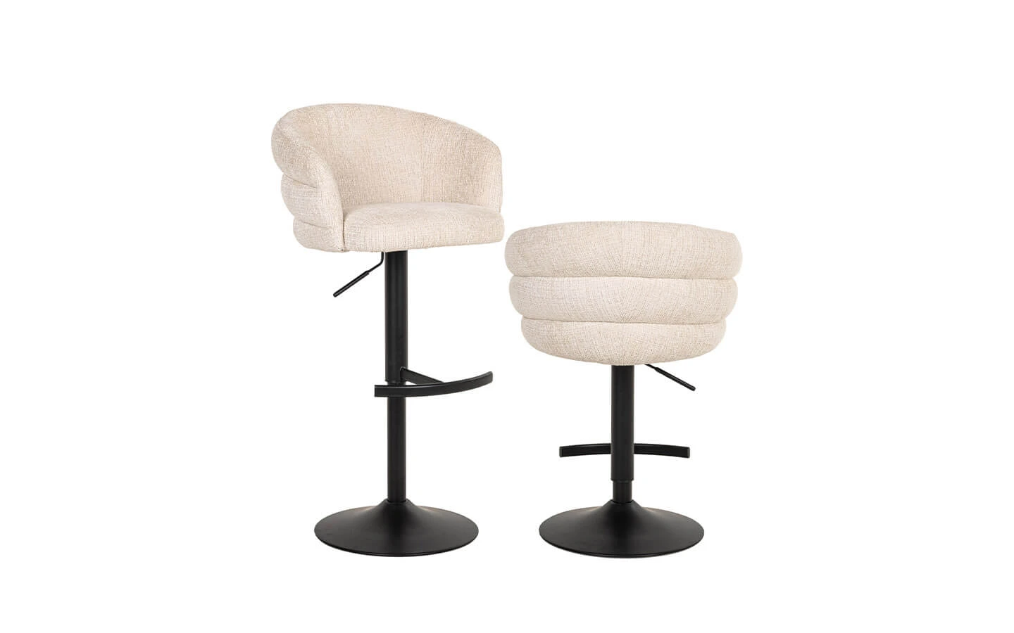 Бар стол NIKKI BEIGE CHENILLE Richmond Interiors - 15 - Stolbg.com