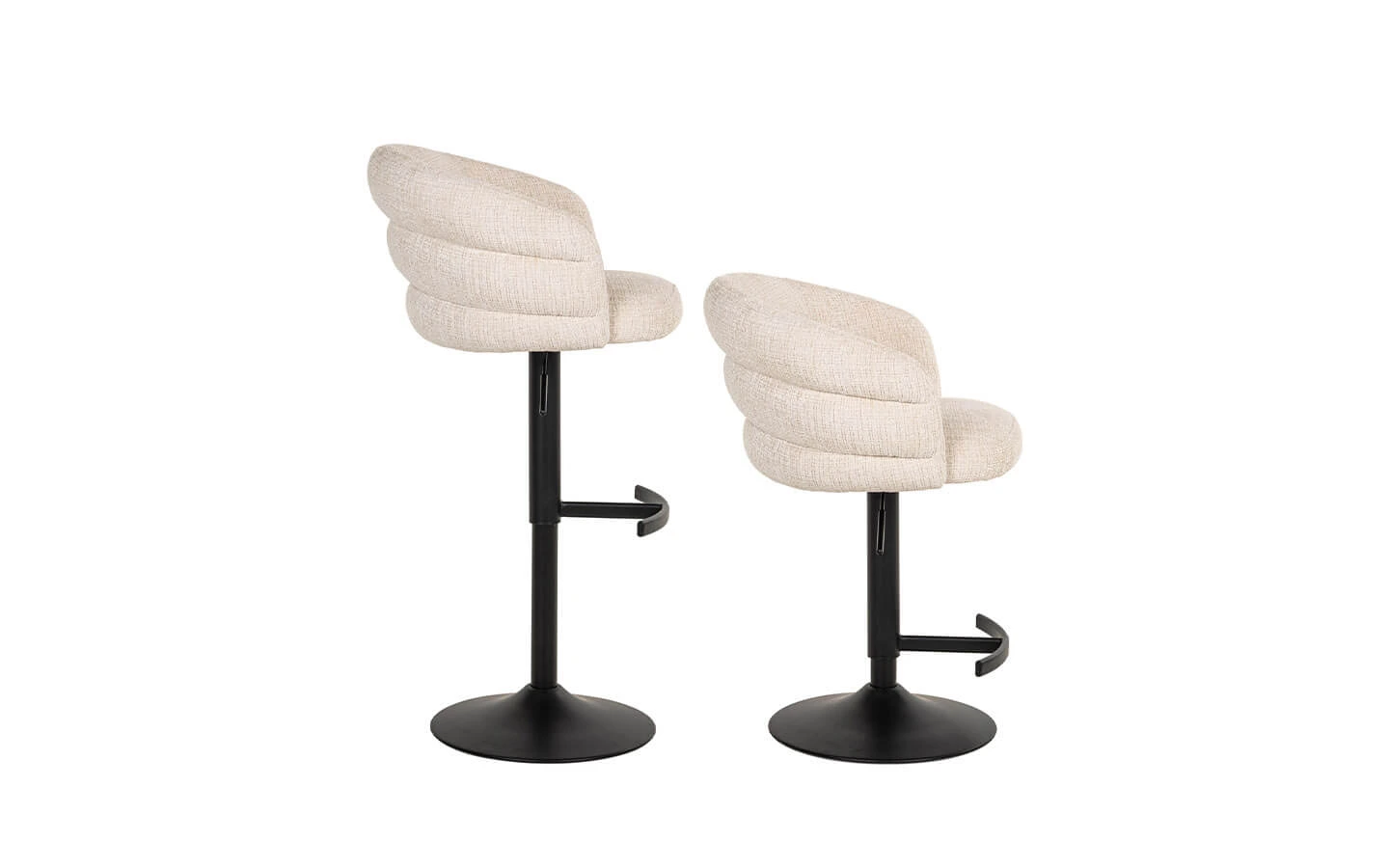 Бар стол NIKKI BEIGE CHENILLE Richmond Interiors - 17 - Stolbg.com