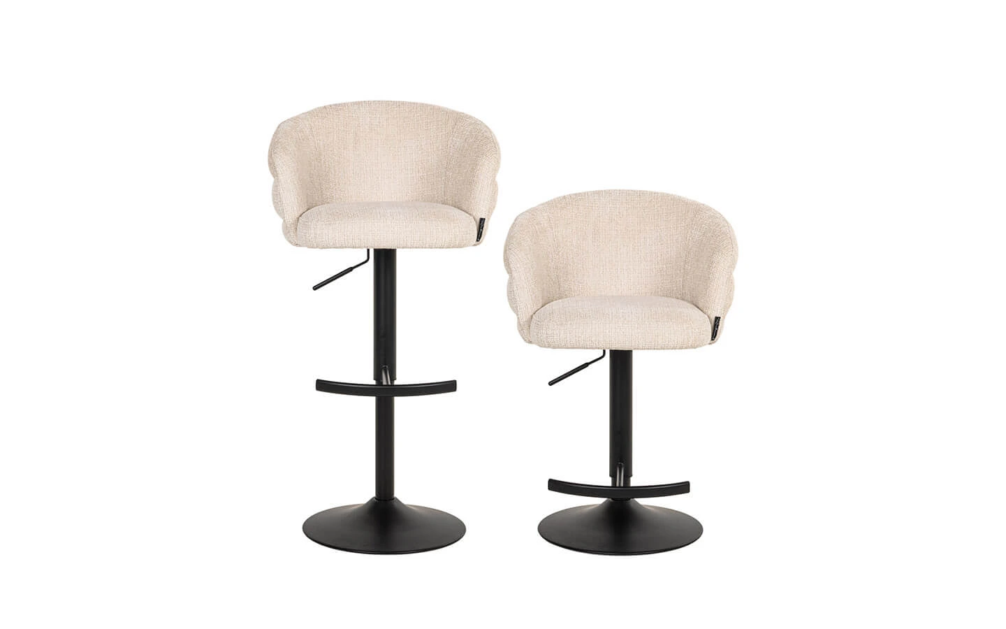 Бар стол NIKKI BEIGE CHENILLE Richmond Interiors - 9 - Stolbg.com