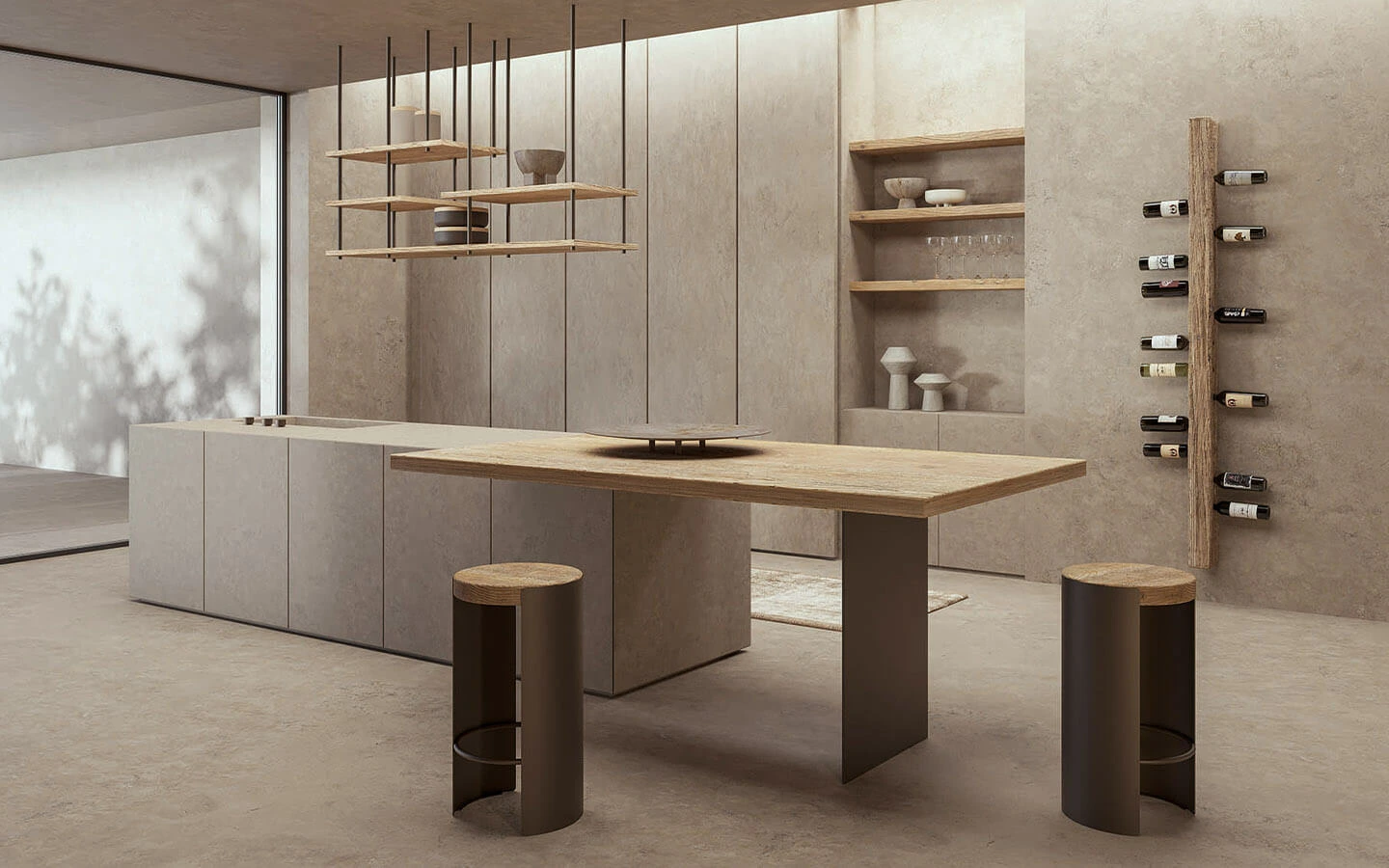 Eтажерка за бутилки SOMMELIER NATURE DESIGN - 6 - stolbg.com
