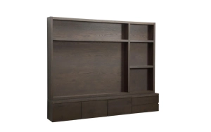 ТВ Шкаф LACHANCE BROWN 3-DOORS 2-DRAWERS Richmond - 1 - stolbg.com
