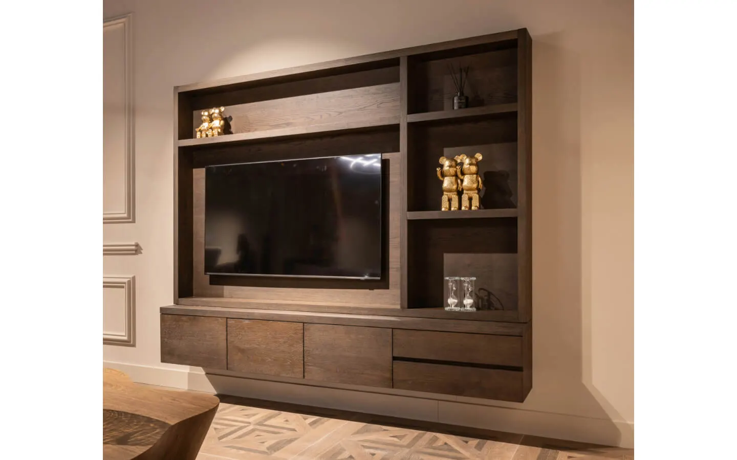 ТВ Шкаф LACHANCE BROWN 3-DOORS 2-DRAWERS Richmond - 9 - stolbg.com
