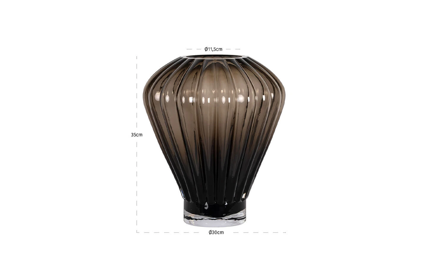 Ваза SHANI BROWN Richmond Interiors - 2 - Stolbg.com