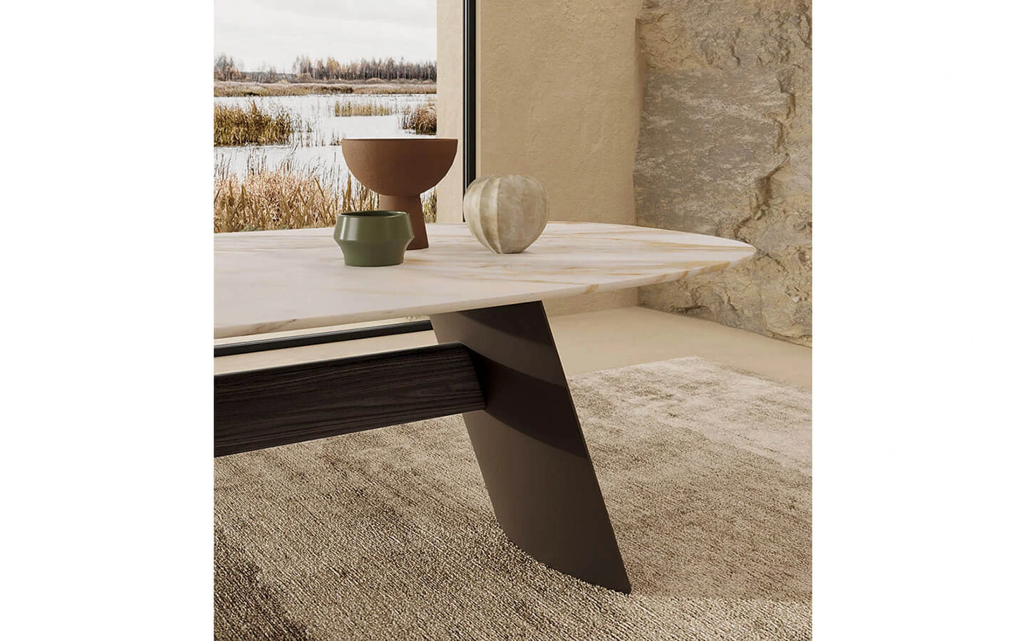Маса WAVE NATURE DESIGN - 5 - stolbg.com