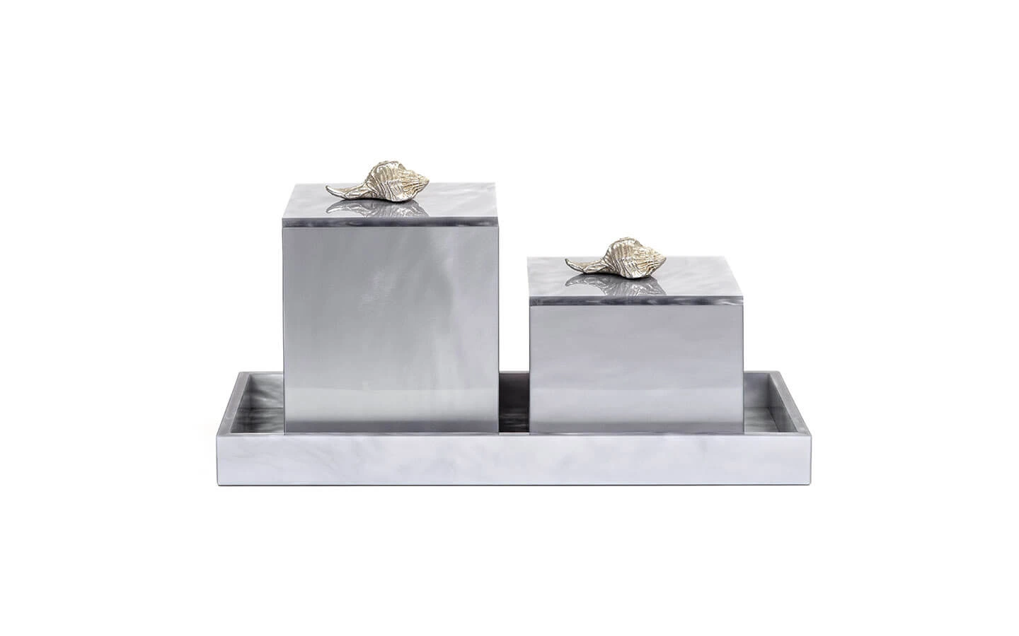 Кутия BEA SQUARE LIGHT GREY SMALL Pinetti - 2 - Stolbg.com