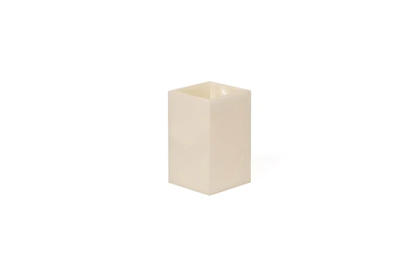 Чаша за четки за зъби BEA SQUARE IVORY Pinetti - 1 - Stolbg.com