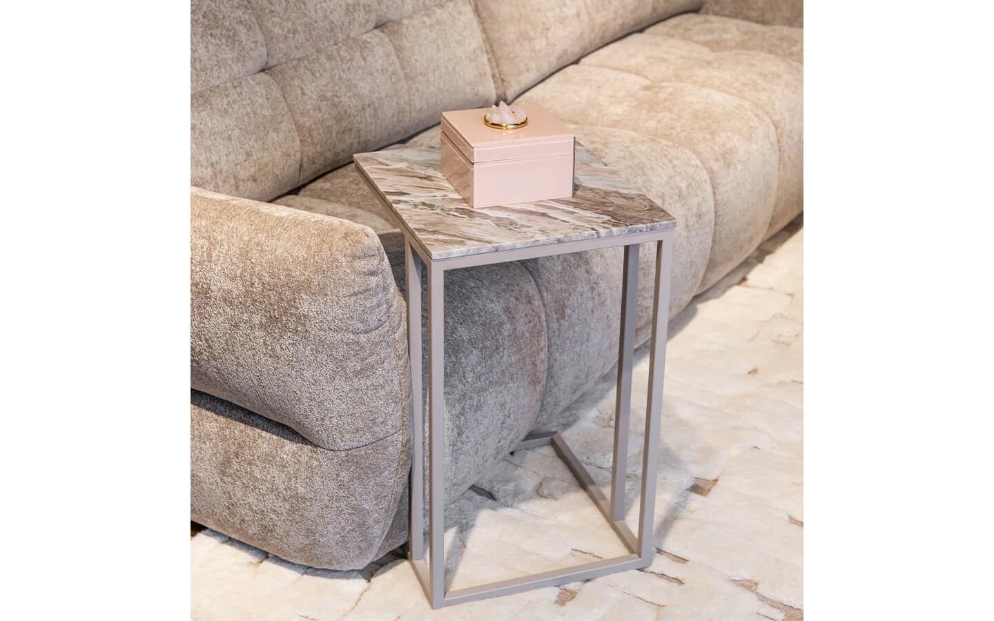 Помощна маса FAIRFAX BLUSH BEIGE Richmond - 6 - stolbg.com