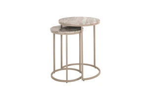 Помощна маса FAIRFAX STONE END TABLE, Сет от 2 Richmond Interiors - 1 - Stolbg.com
