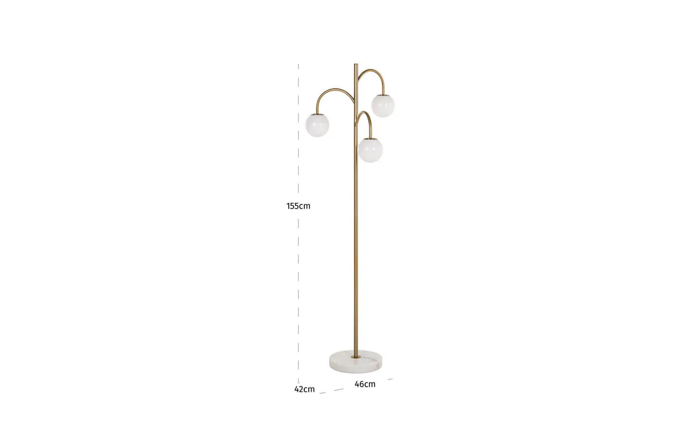 Лампион JANOU GOLD Richmond Interiors - 4 - Stolbg.com