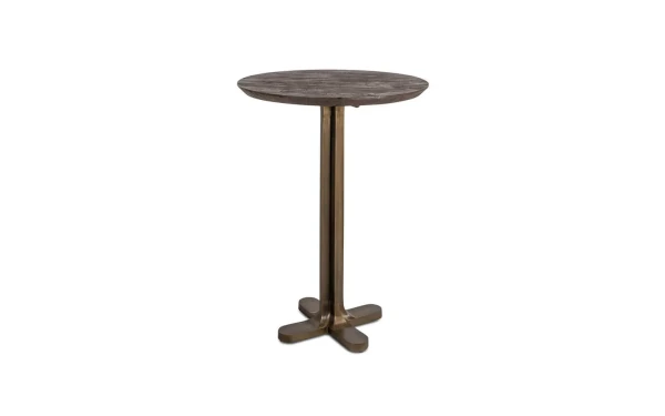 Бар маса REVELIN DARK BROWN Ø80 Richmond Interiors - 1 - Stolbg.com