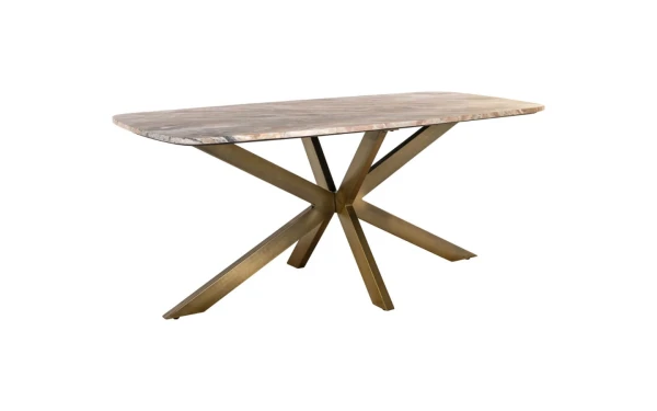 Маса BOTTEGA BLUSH BEIGE DANISH OVAL 220 Richmond Interiors - 1 - Stolbg.com