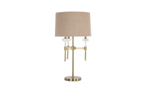 Настолна лампа JOSIE BRUSHED GOLD Richmond Interiors - 1 - Stolbg.com