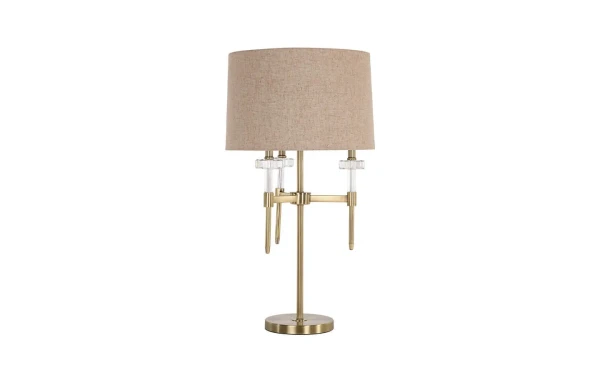 Настолна лампа JOSIE BRUSHED GOLD Richmond Interiors - 1 - Stolbg.com