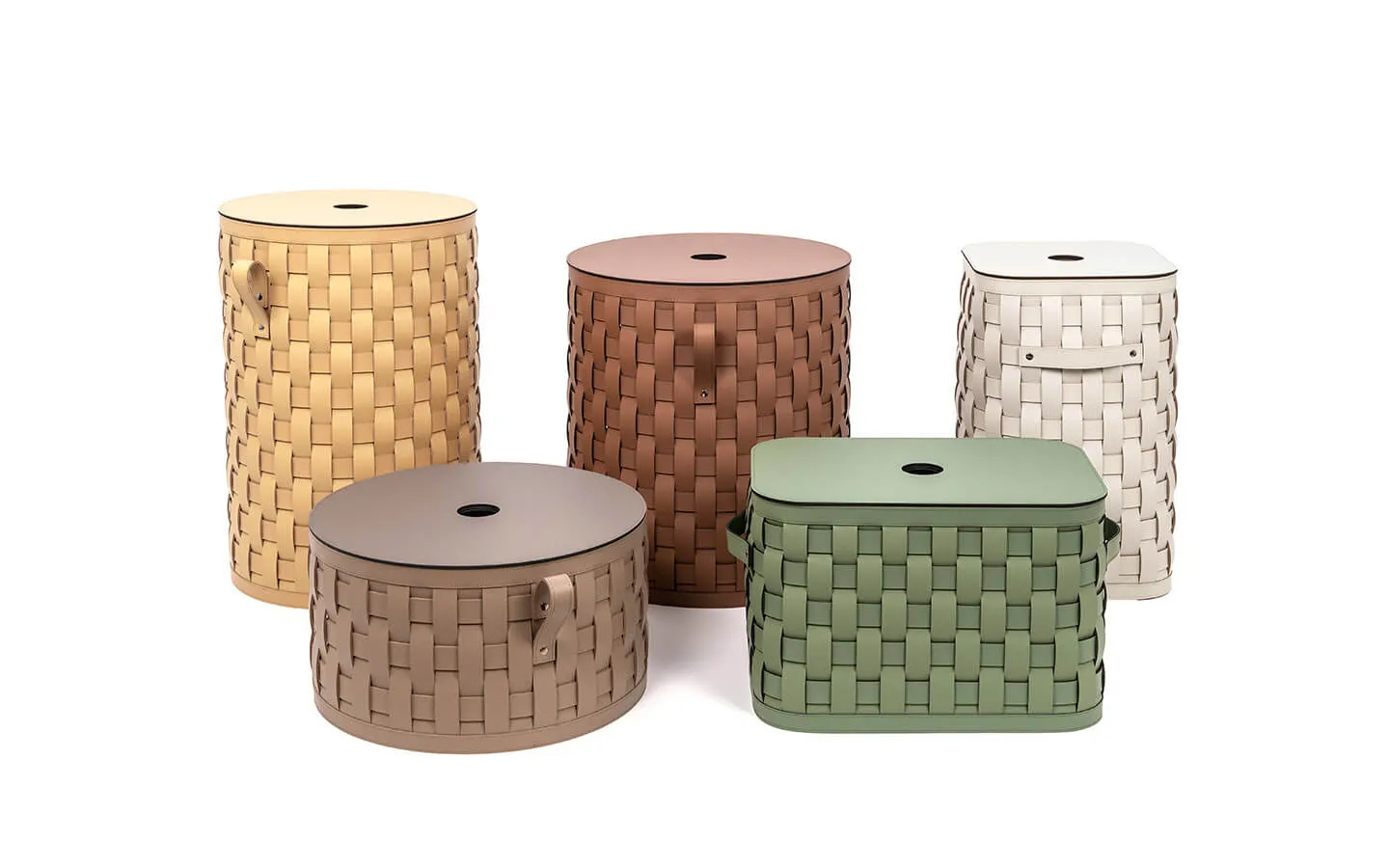 Кош за пране DEMETRA ROUND WITH FLAT LID Pinetti - 5 - Stolbg.com