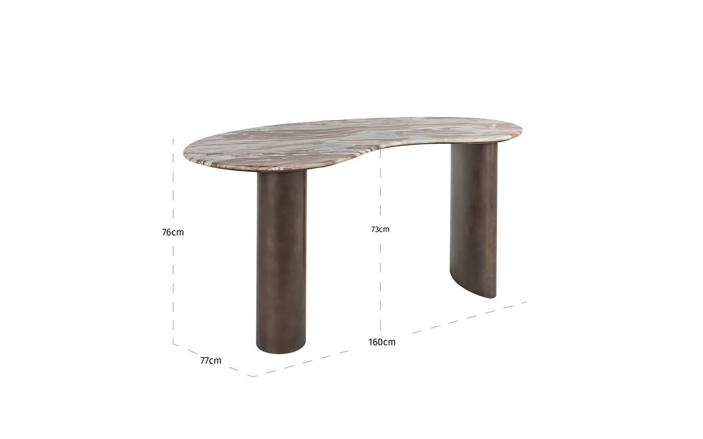 Бюро BRANDO BLUSH BEIGE Richmond Interiors - 7 - Stolbg.com