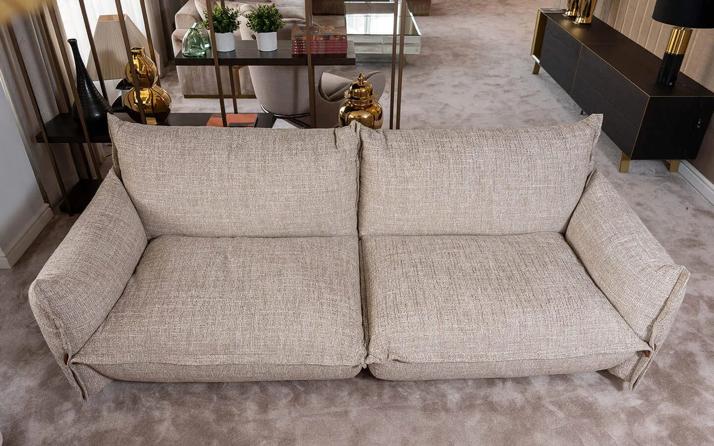 Диван GALA NINFEA BEIGE Max Divani - 2 - stolbg.com