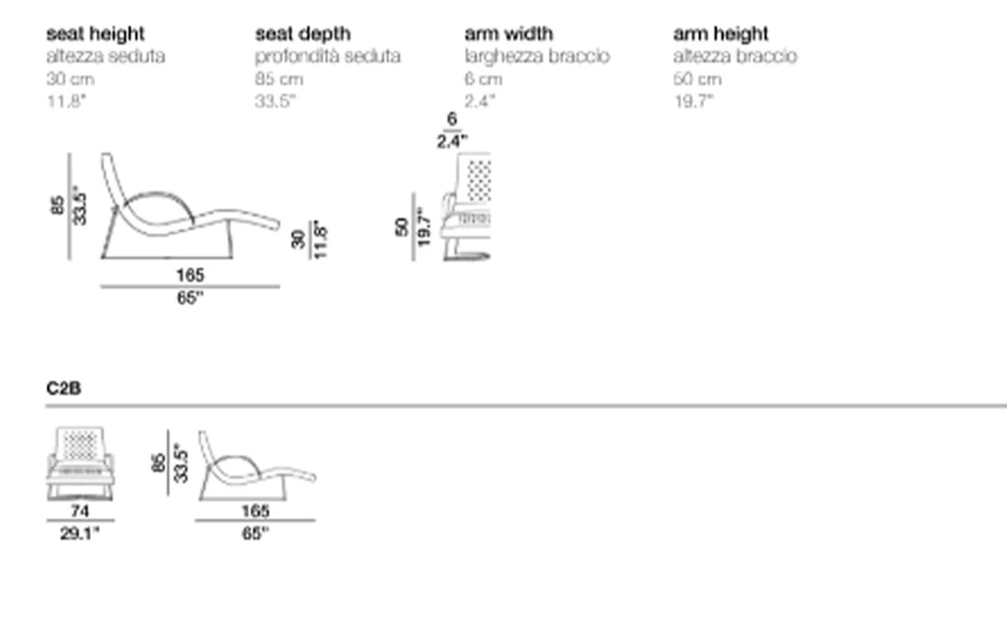 Лежанка CHANDELIER CIERRE - 5 - stolbg.com