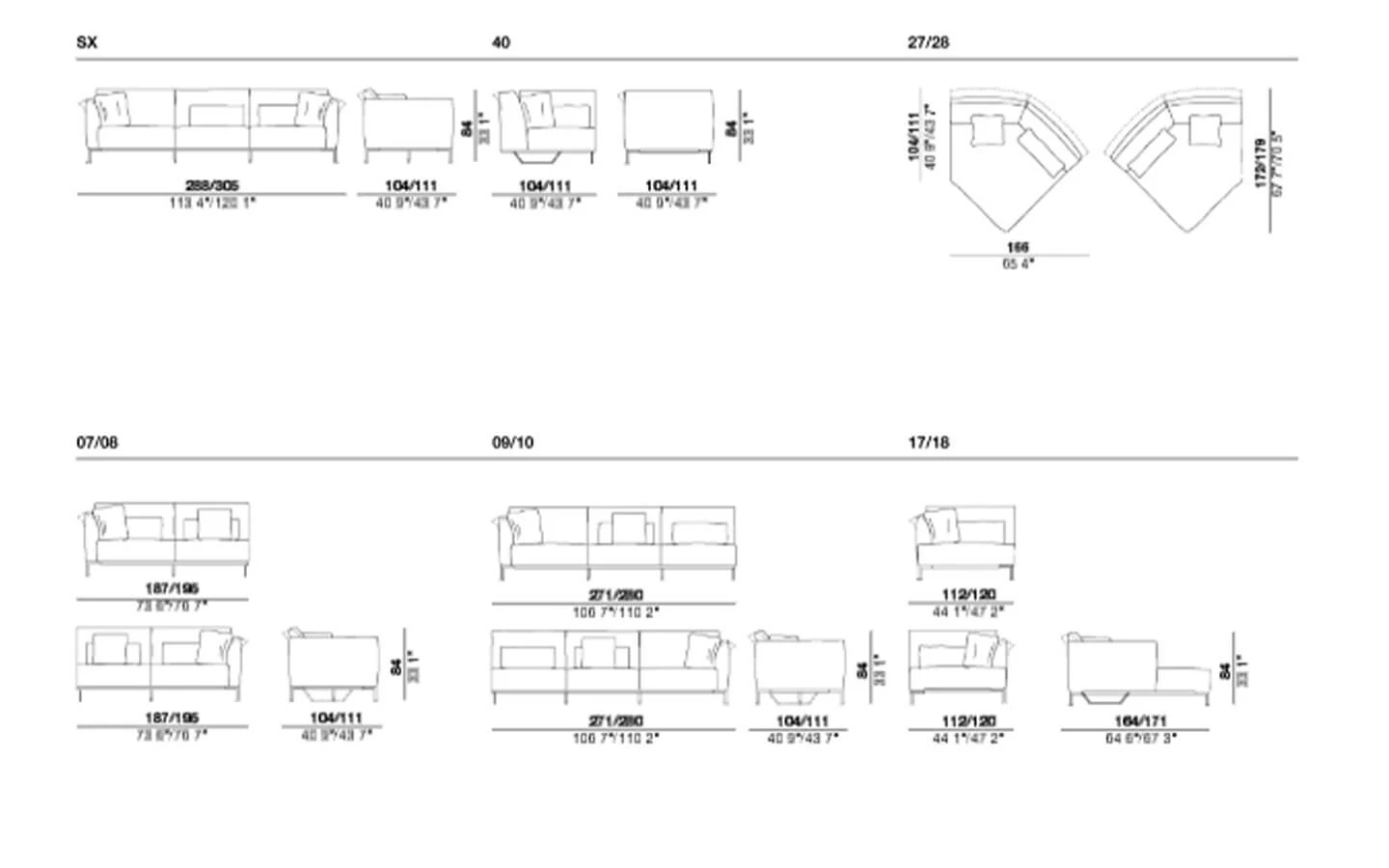 Диван CHAPEAU CIERRE - 24 - stolbg.com