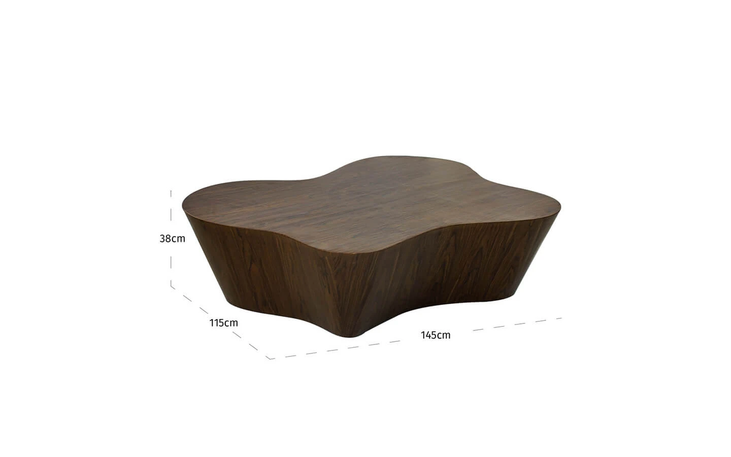 Холна маса QUINTINO WALNUT Richmond - 5 - stolbg.com