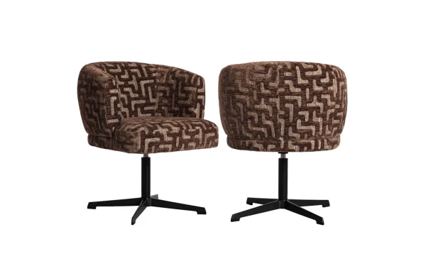 Стол DINAN BROWN LABYRINTH SWIVEL Richmond - 1 - stolbg.com