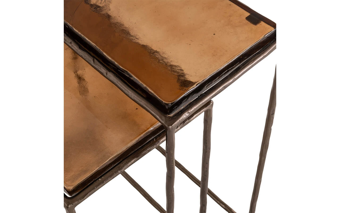 Помощна маса VILLANO BRONZE, Сет от 2 Richmond - 5 - stolbg.com