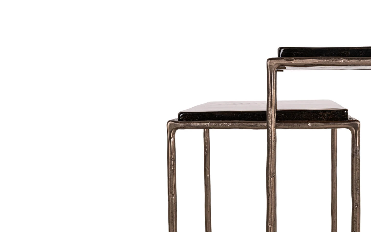 Помощна маса VILLANO BRONZE, Сет от 2 Richmond - 6 - stolbg.com