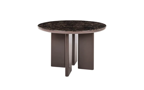 Трапезна маса ALMUNDI CHOCOLAT BROWN Ø120 Richmond - 1 - stolbg.com